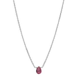 Naszyjnik z kamieniem granat